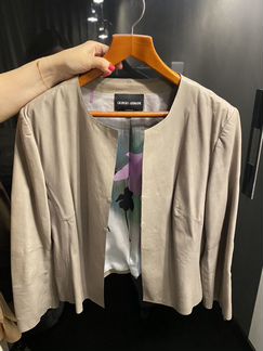 Кожаная куртка Giorgio Armani Оригинал