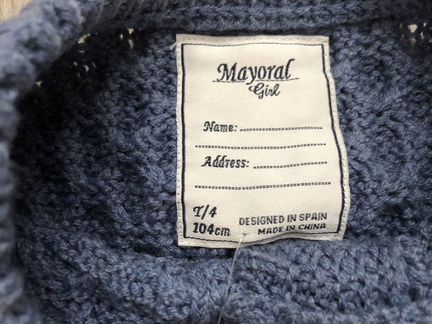 Пальто вязаное Mayoral-4 года
