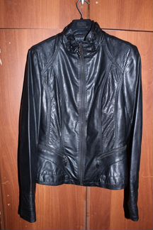 Женственная курточка кожзам. Размер 46