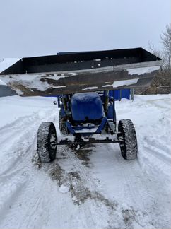 Самодельный трактор для чистки снега